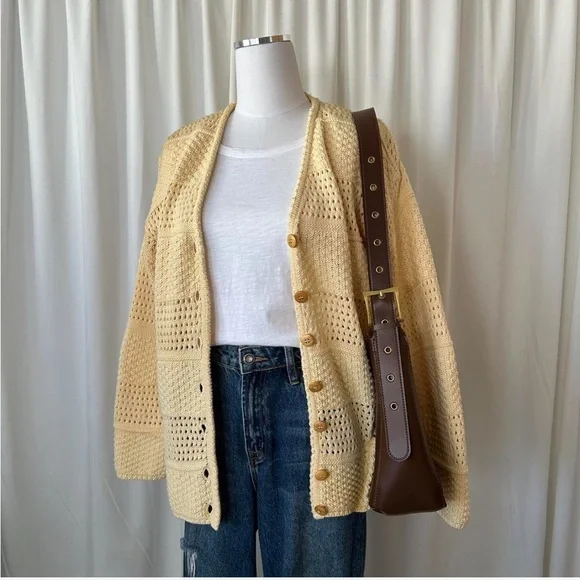 Vintage Sigrid Olsen Knit Cardigan size small. - Picture 4 of 8